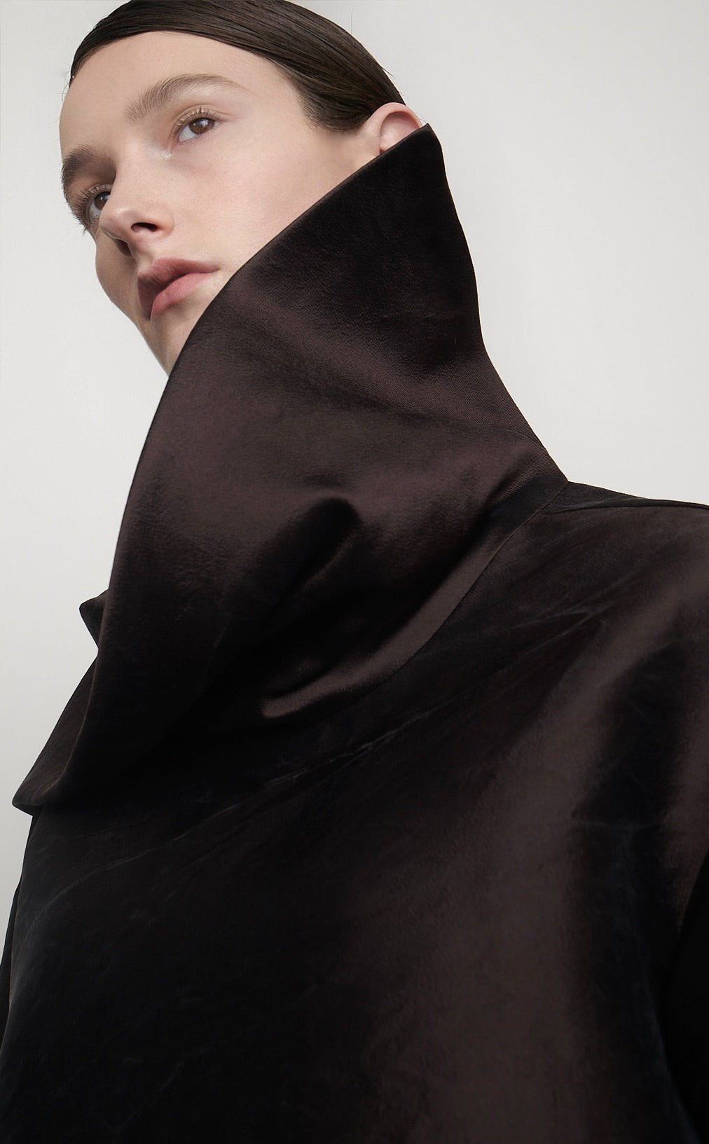 Clarence Top in washed Silk