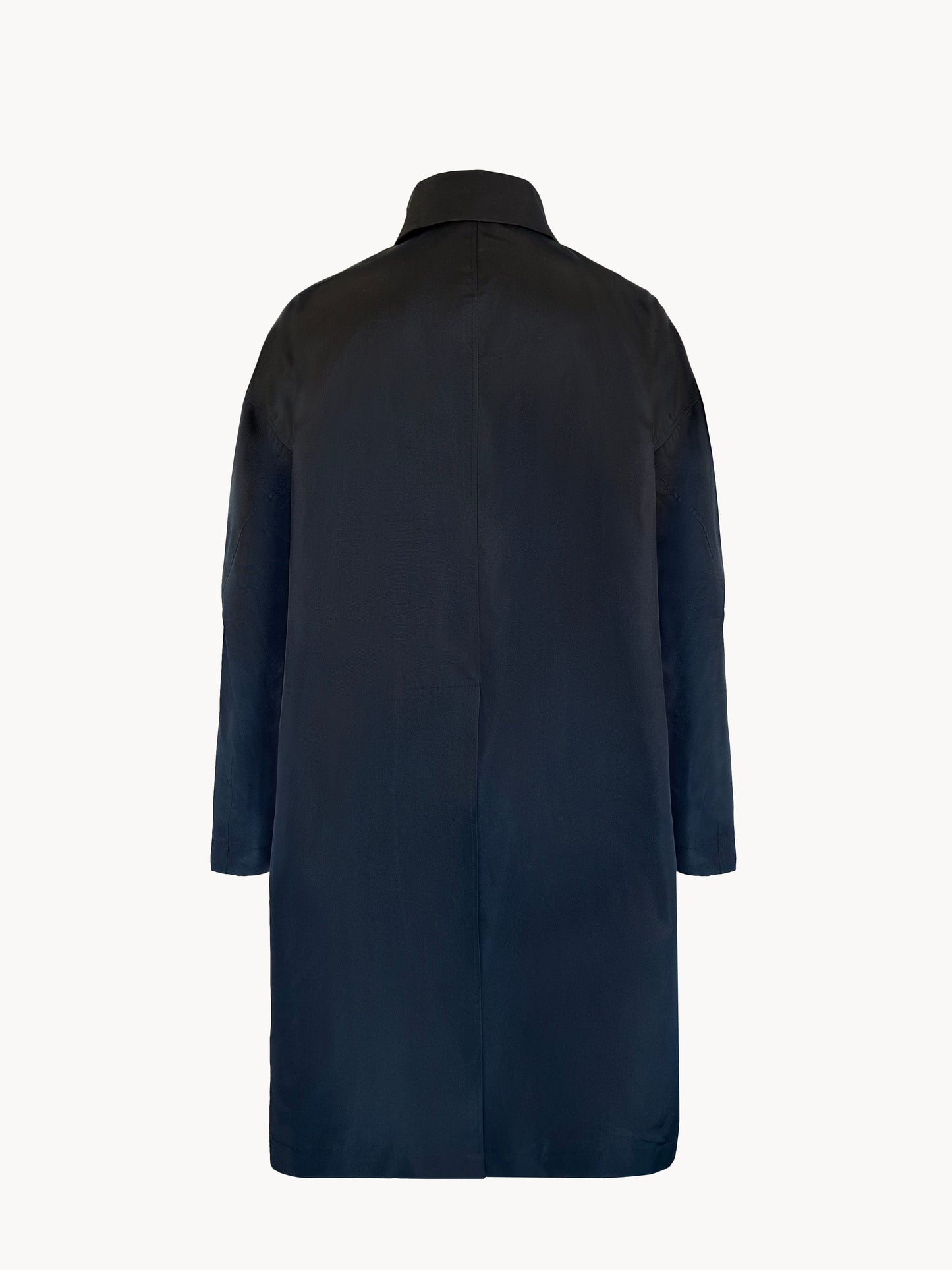 Jeanne coat in waterproof silk