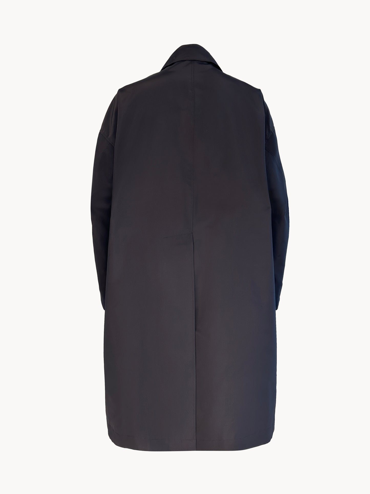 Jeanne coat in waterproof silk