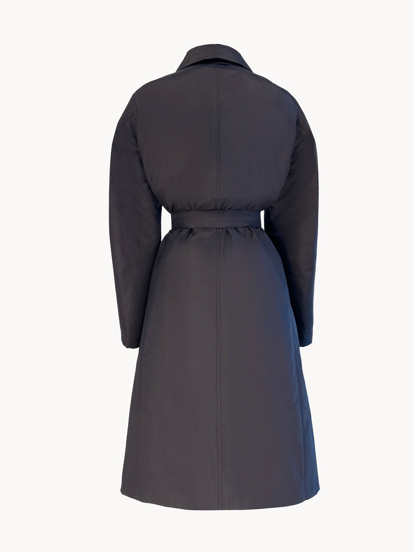 Catherine coat in padded,waterproof silk