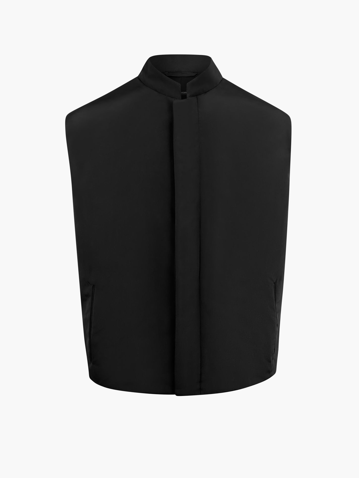 Gustave gilet in padded, waterproof silk