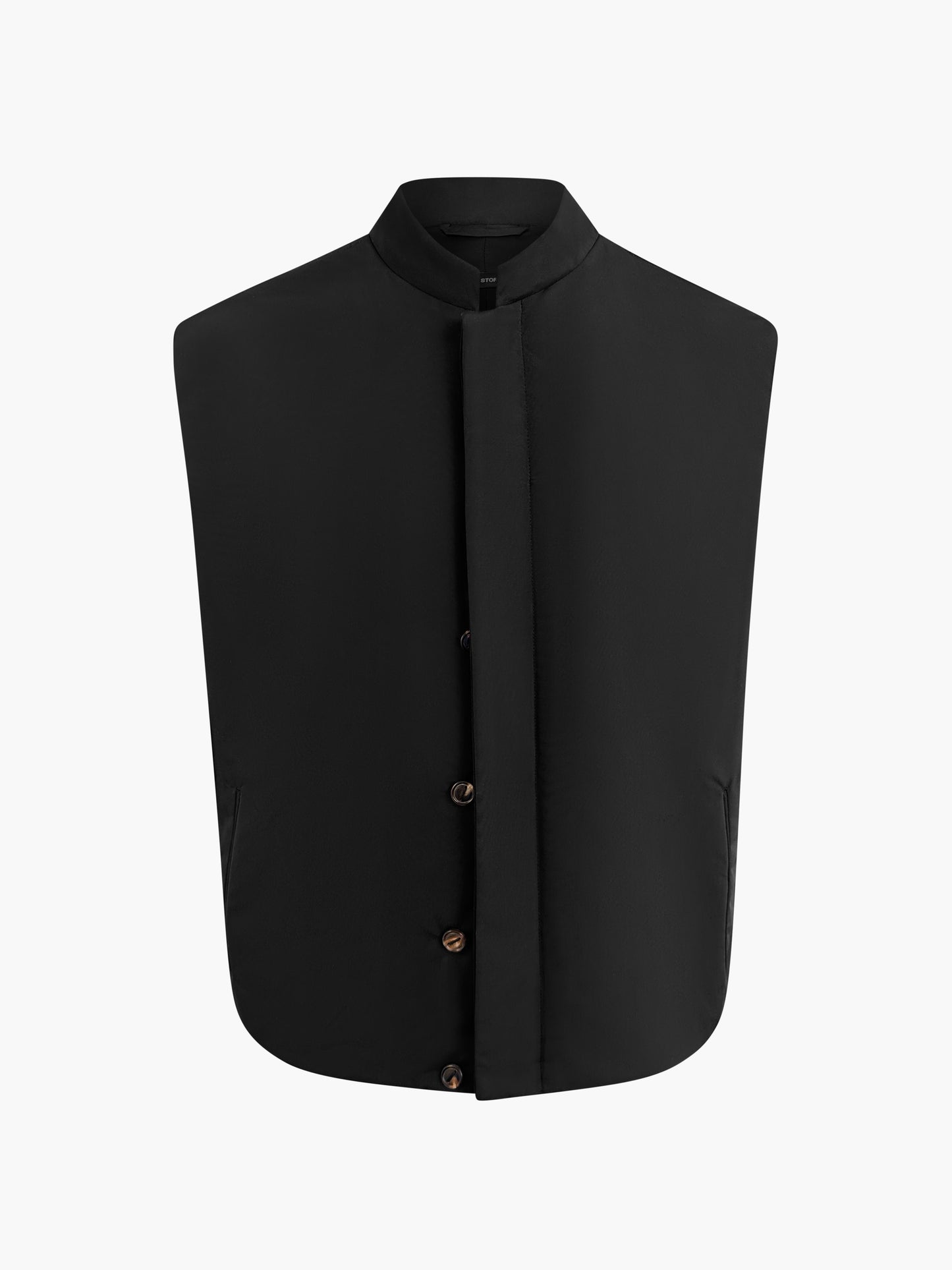 Gustave gilet in padded, waterproof silk