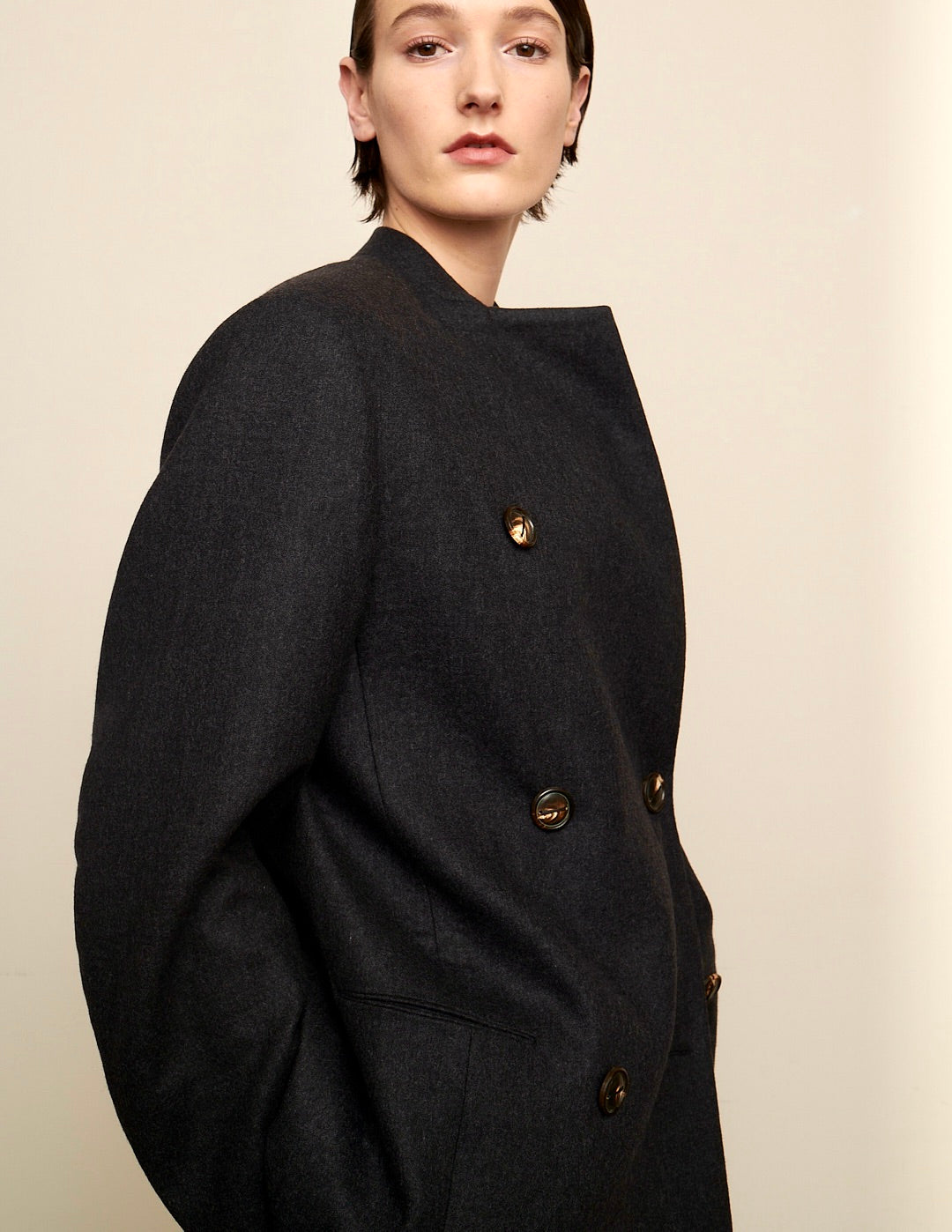 Jolande caban in cashmere