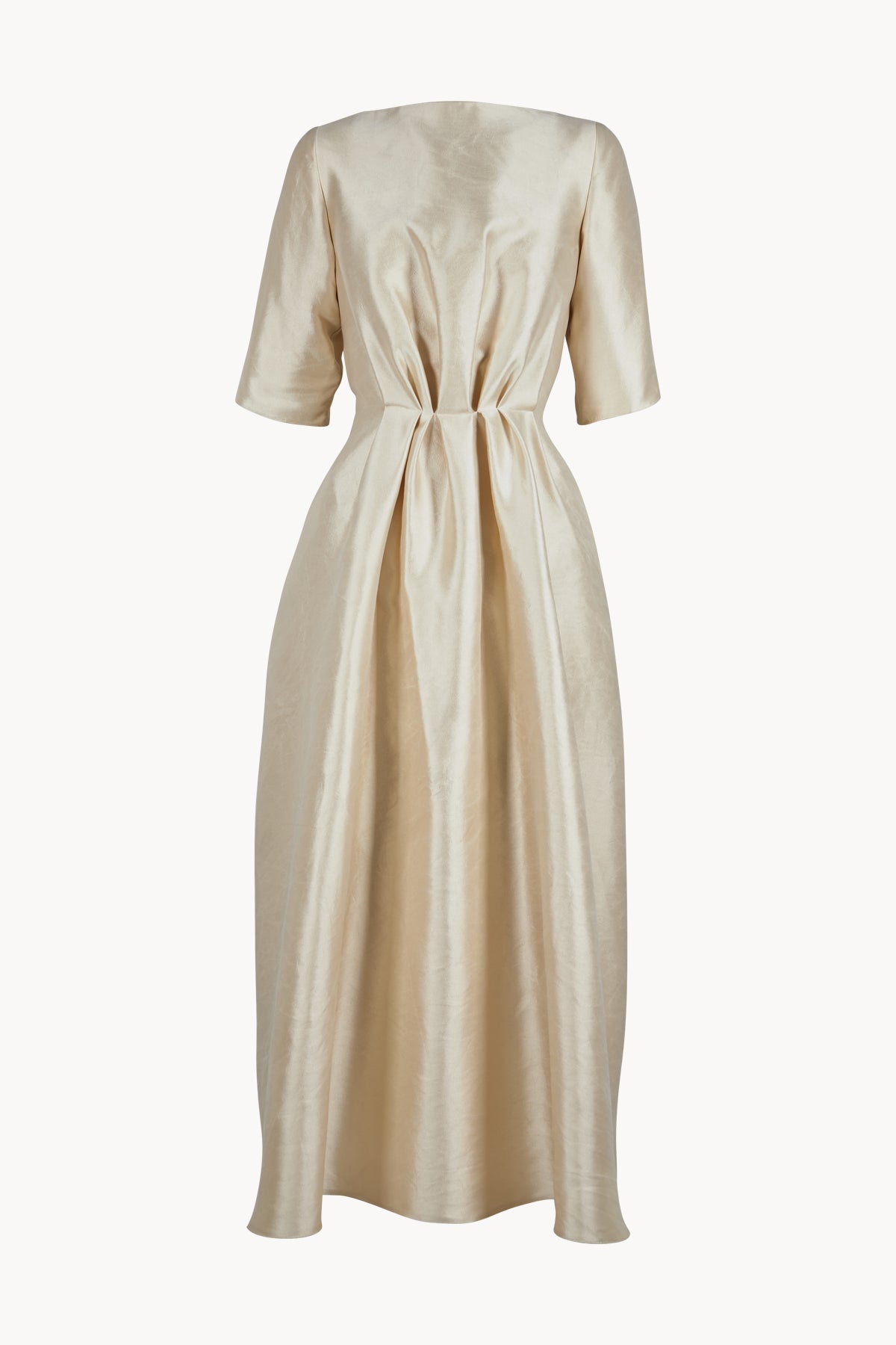Alba Dress in washed Silk Twill