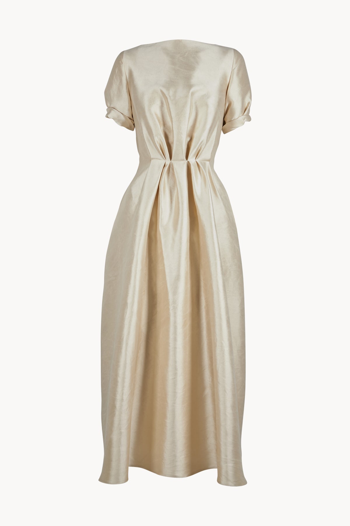 Alba Dress in washed silk twill