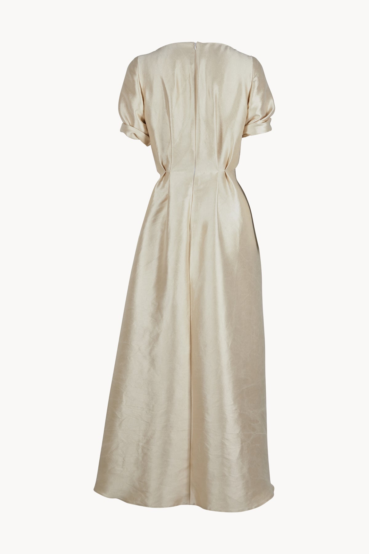 Alba Dress in washed Silk Twill