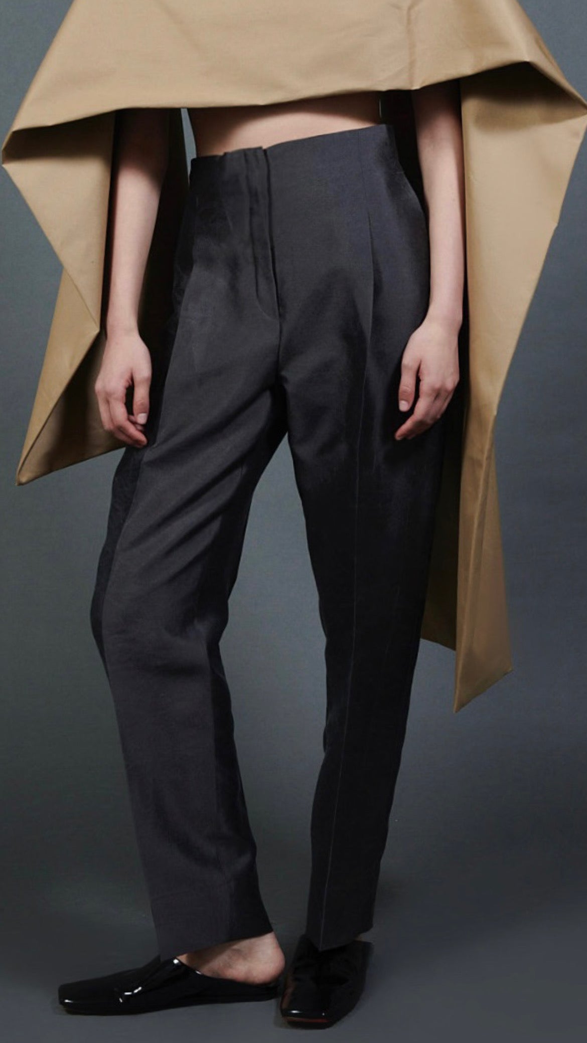 Tux Pant in washed Silk