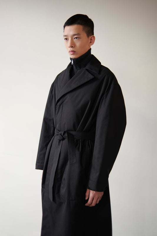 Maxime coat in padded, waterproof cotton