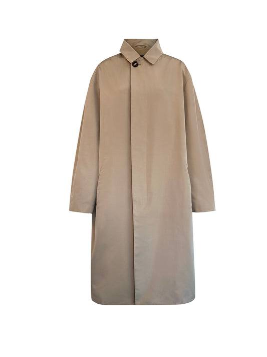 Tanne coat in waterproof silk