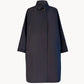 Jeanne coat in waterproof silk