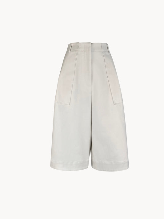 Claire culotte in cotton twill