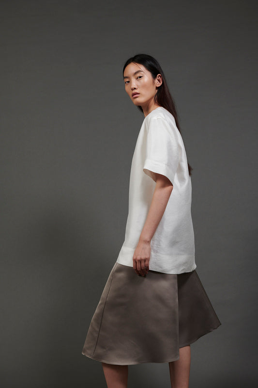 Mikado Skirt in Silk DoubleSatin