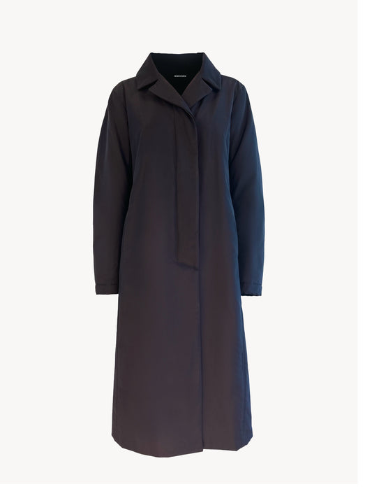 Catherine  coat in padded,waterproof silk
