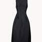 Sara dress in silk twill