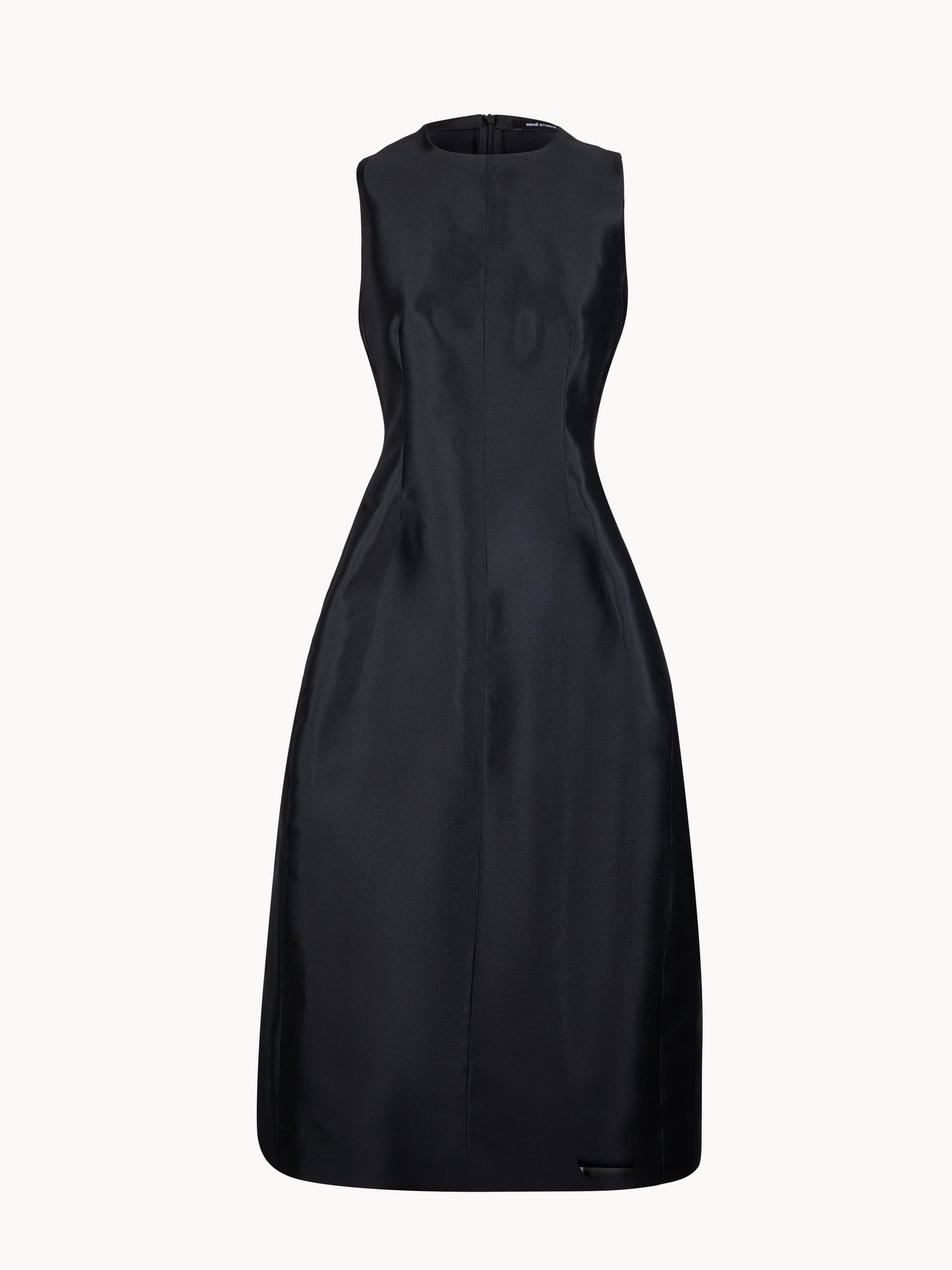 Sara dress in silk twill