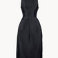 Sara dress in silk twill