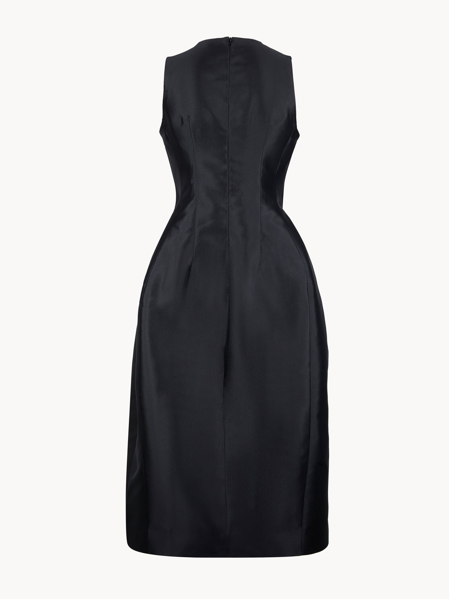 Sara dress in silk twill
