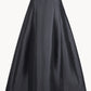 Ondine skirt in silk twill