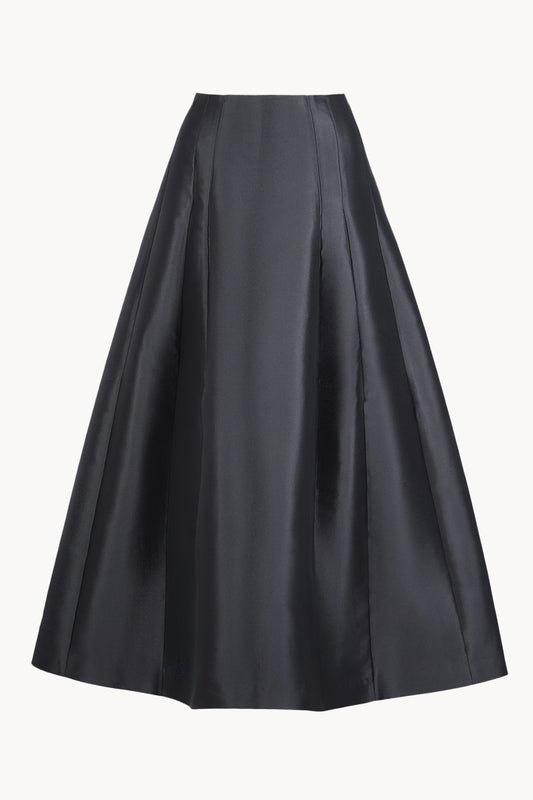 Ondine skirt in silk twill